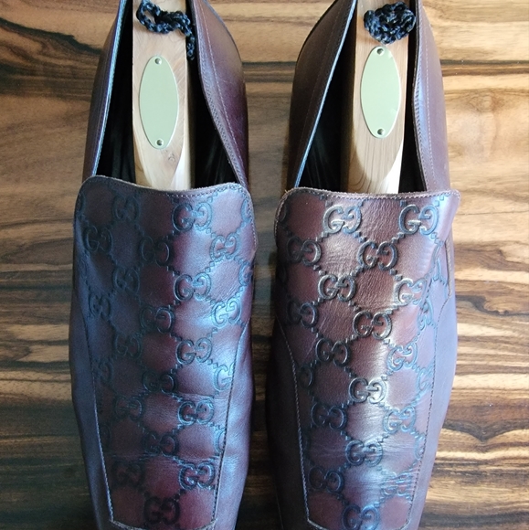 Gucci Brown Leather GG Loafer main image 13
